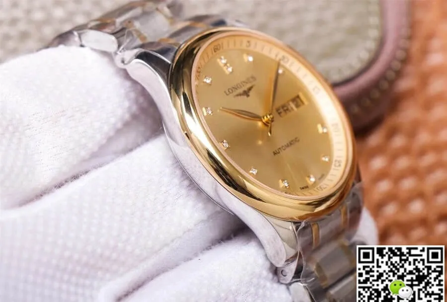 Longines Master Collection L2.755.5.37.7 KY factory 1:1 Best Edition Replica Watch Diamond Bezel